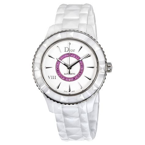 dior viii white ceramic watch|Dior VIII watches .